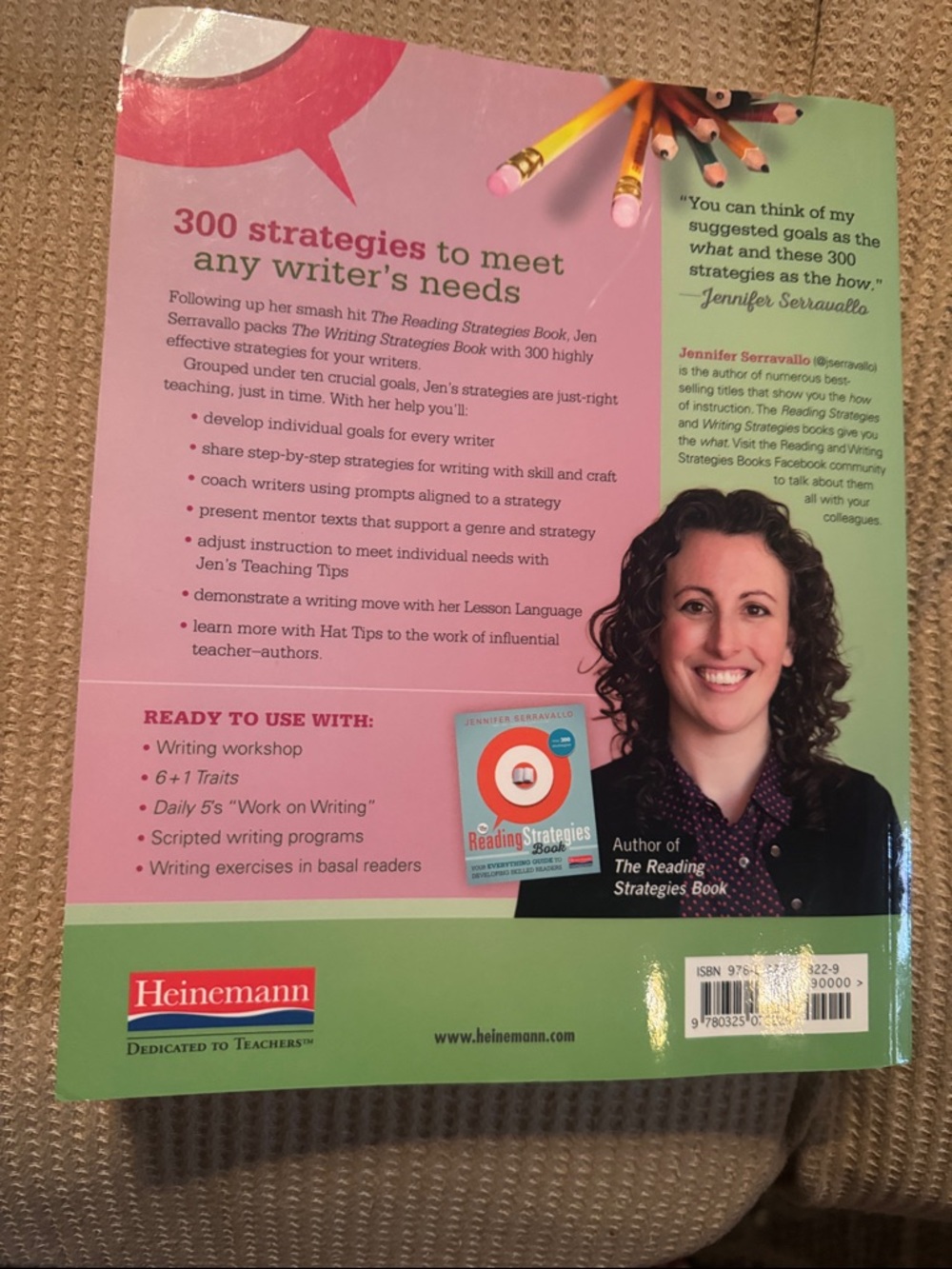 The Writing Strategies Book by Jennifer Serravallo - Green - Picture 2 of 7